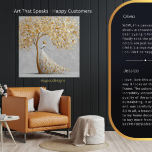 Golden Tree Woman Art