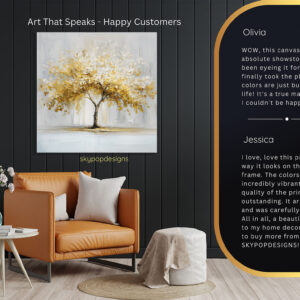 Golden Tree of Life Art