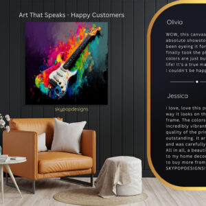 Guitar Explosion Art