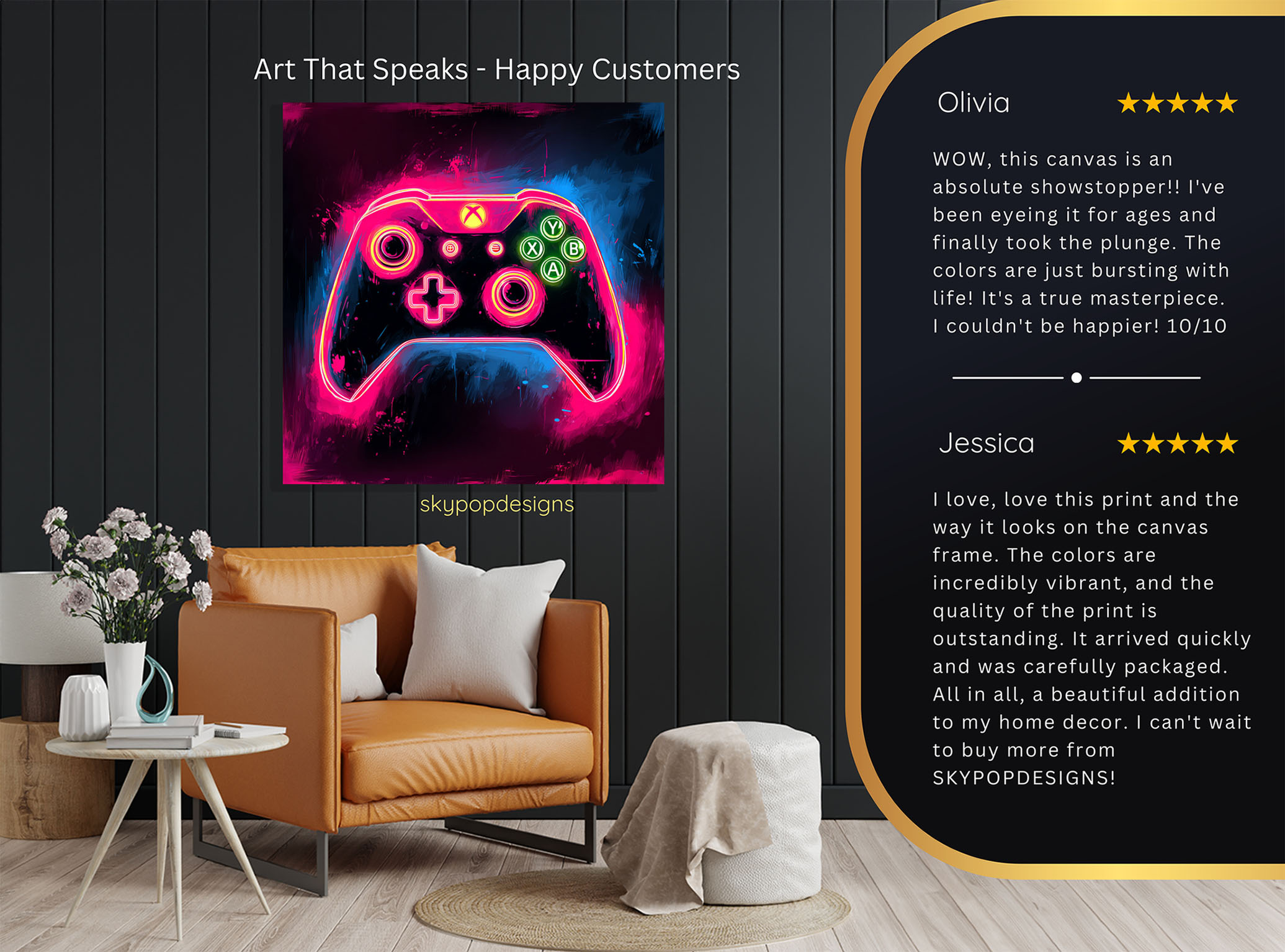 8.jpg Neon X Controller Art