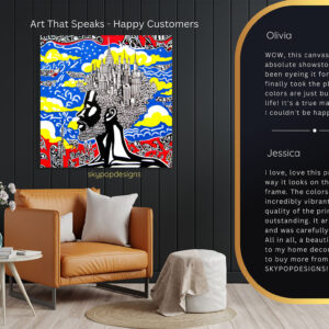 City Dreams Abstract Art