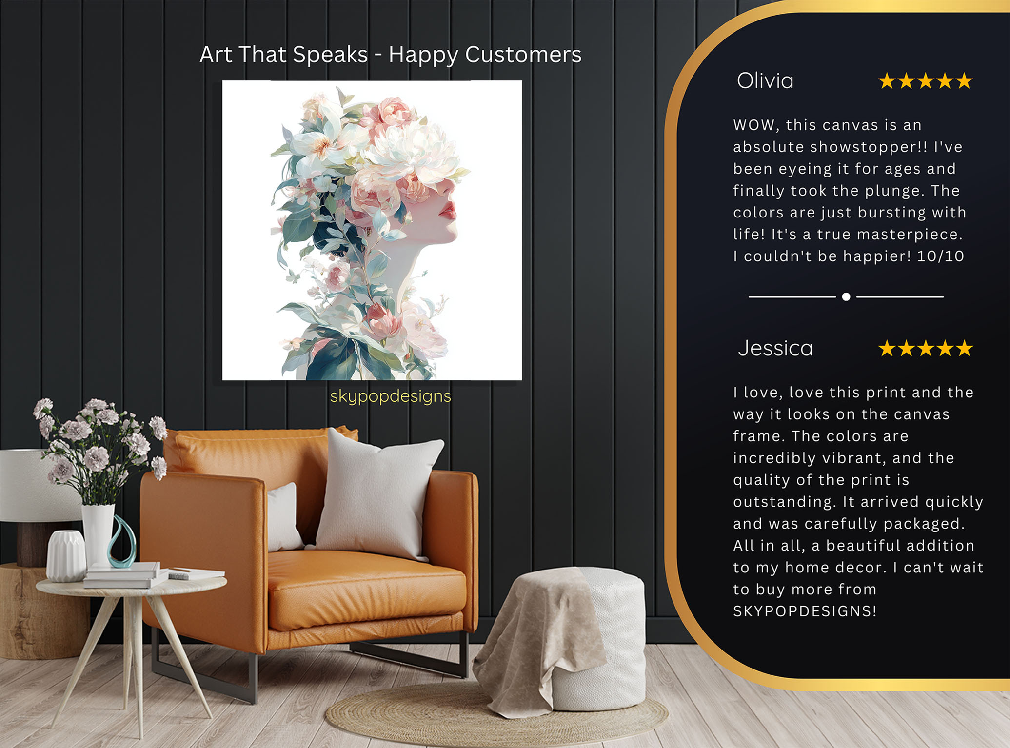 8.jpg Floral Portrait Art