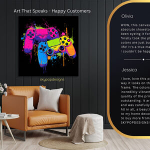 Neon Controllers Art