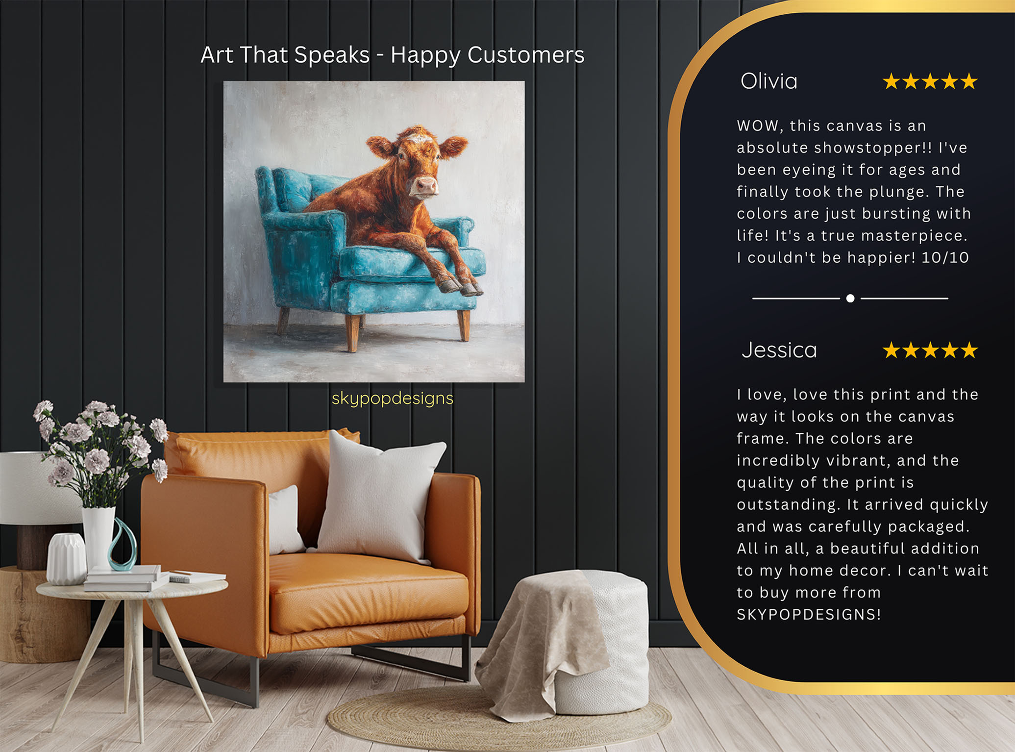 8.jpg Highland Cow Art