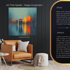 Rainy City Stroll Art