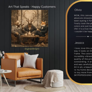 Gentleman's Tea Party Art