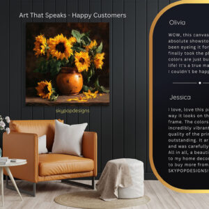 Sunflower Bouquet Art