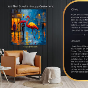 Flamingo City Nights Art