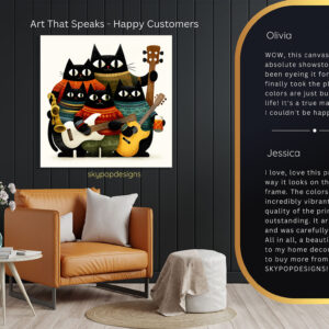 Cool Cat Jam Session Art