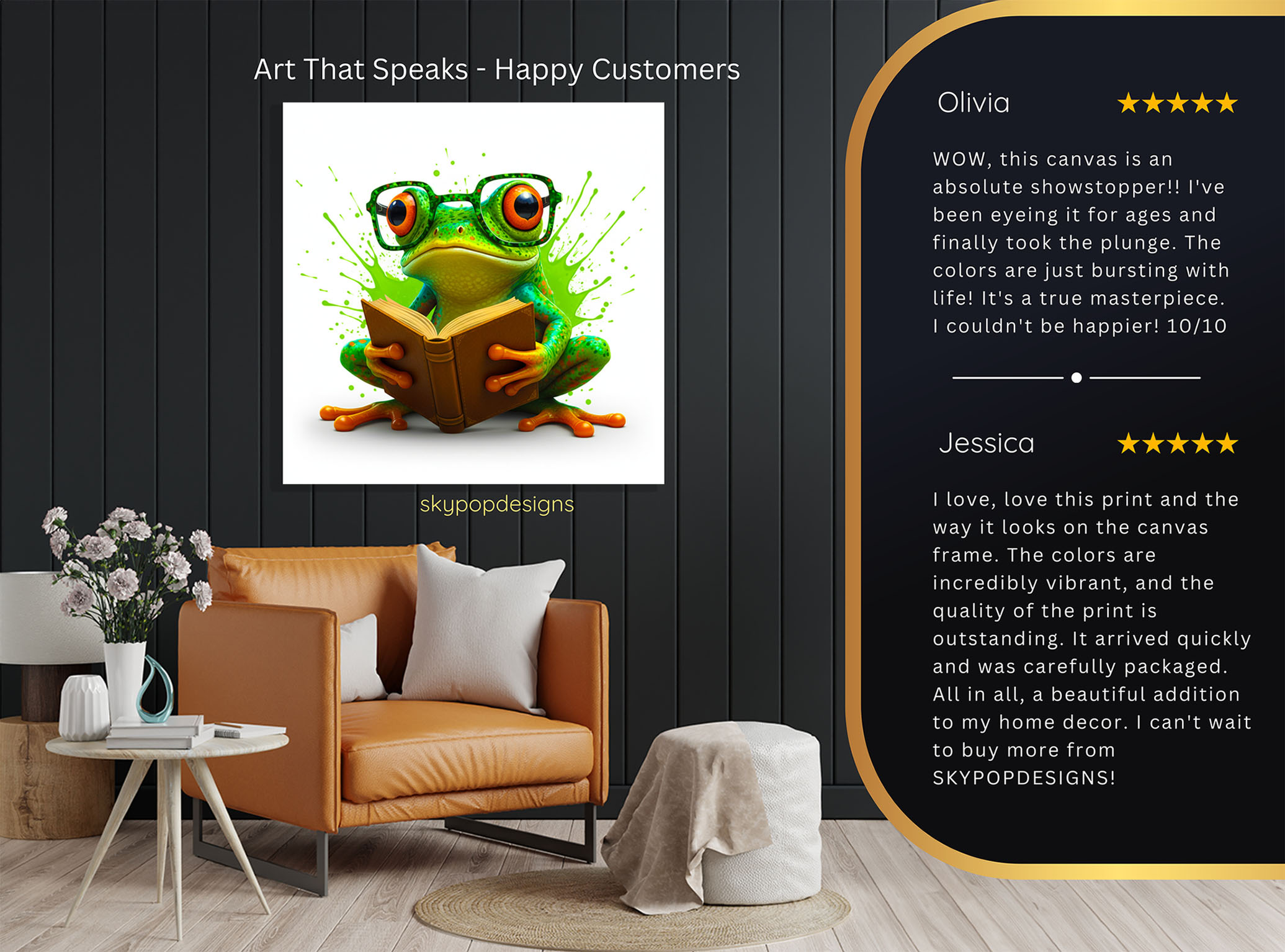 8.jpg Frog Reader Art