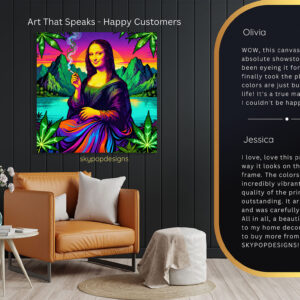 Mona Lisa Chill Vibes Art