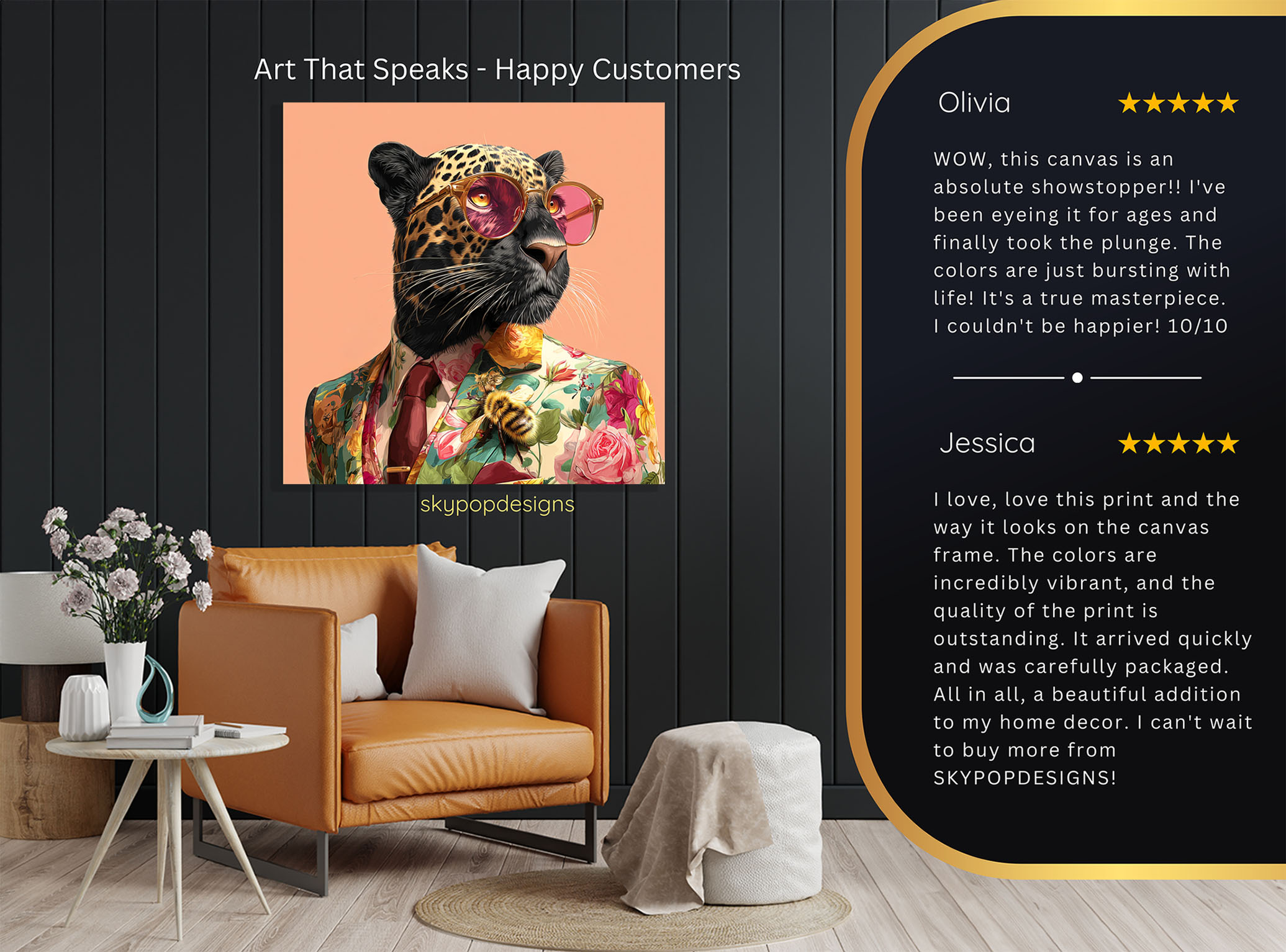 8.jpg Panther Bee Art