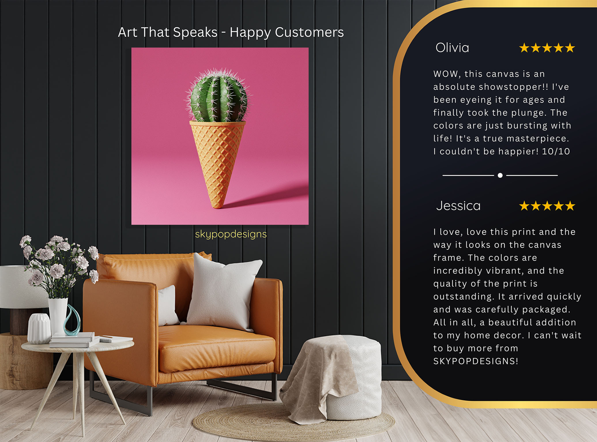 8.jpg Cactus Cone Pop Art