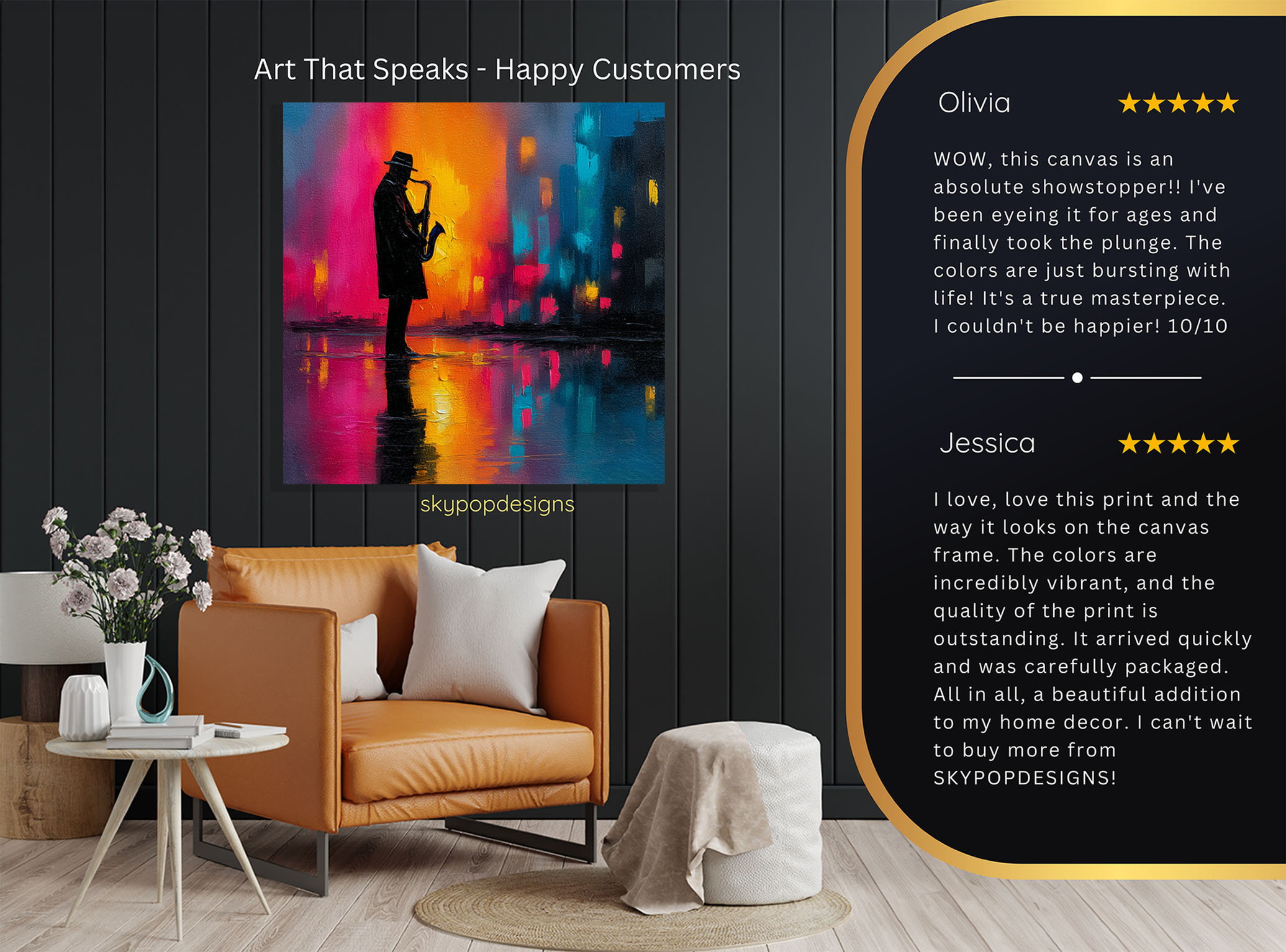 8.jpg Saxophone Serenade Cityscape Art