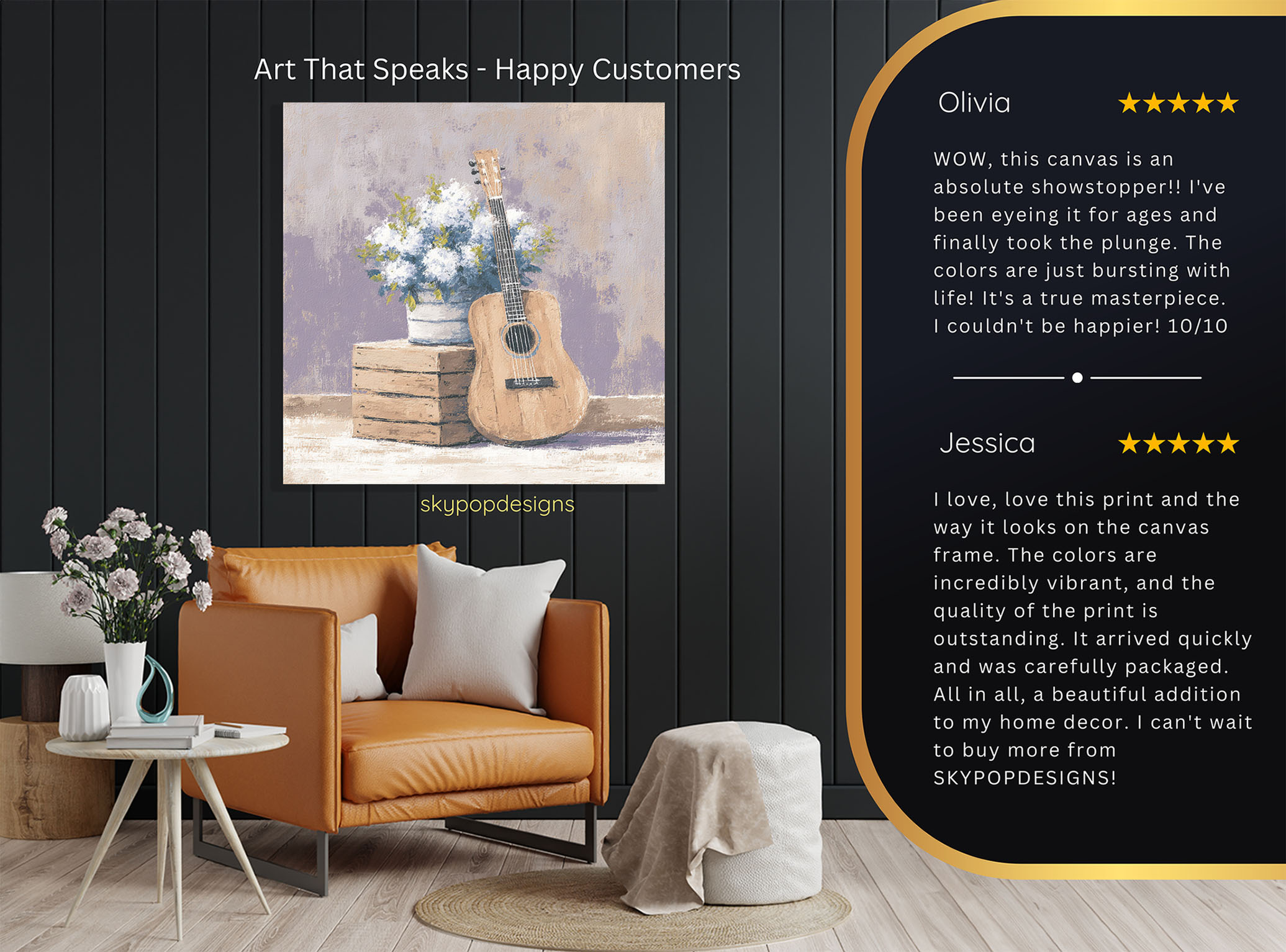 8.jpg Guitar Hydrangea Art