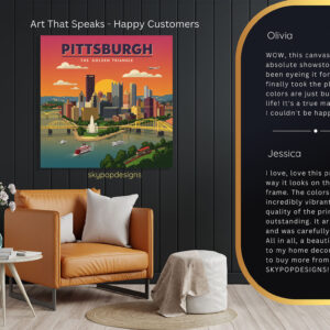 Pittsburgh Skyline Art
