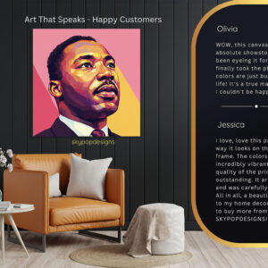 Martin Luther King Jr. Portrait Art