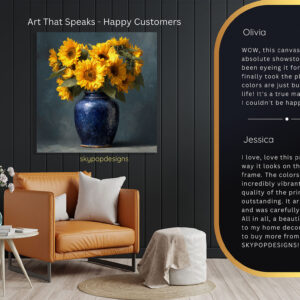 Sunflower Bouquet Art