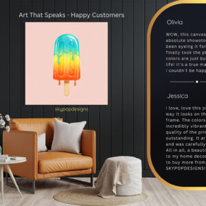 Melting Popsicle Art