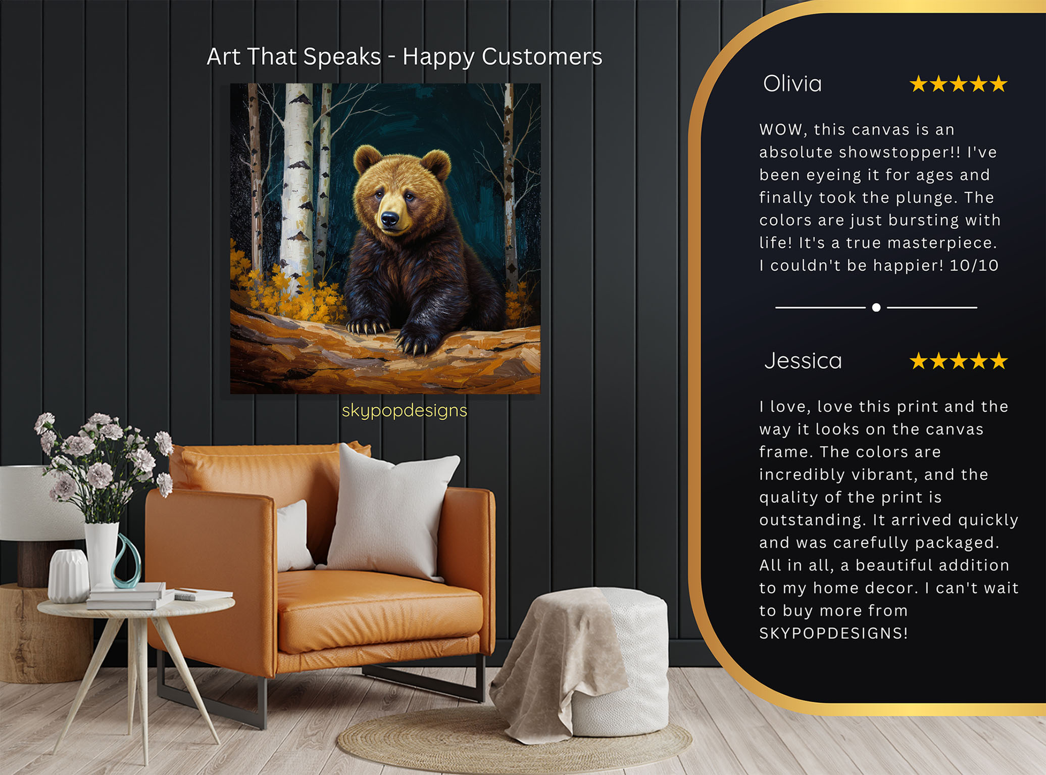 8.jpg Bear Forest Art