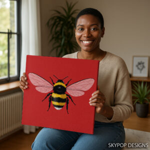 Bee Art Poster or Canvas