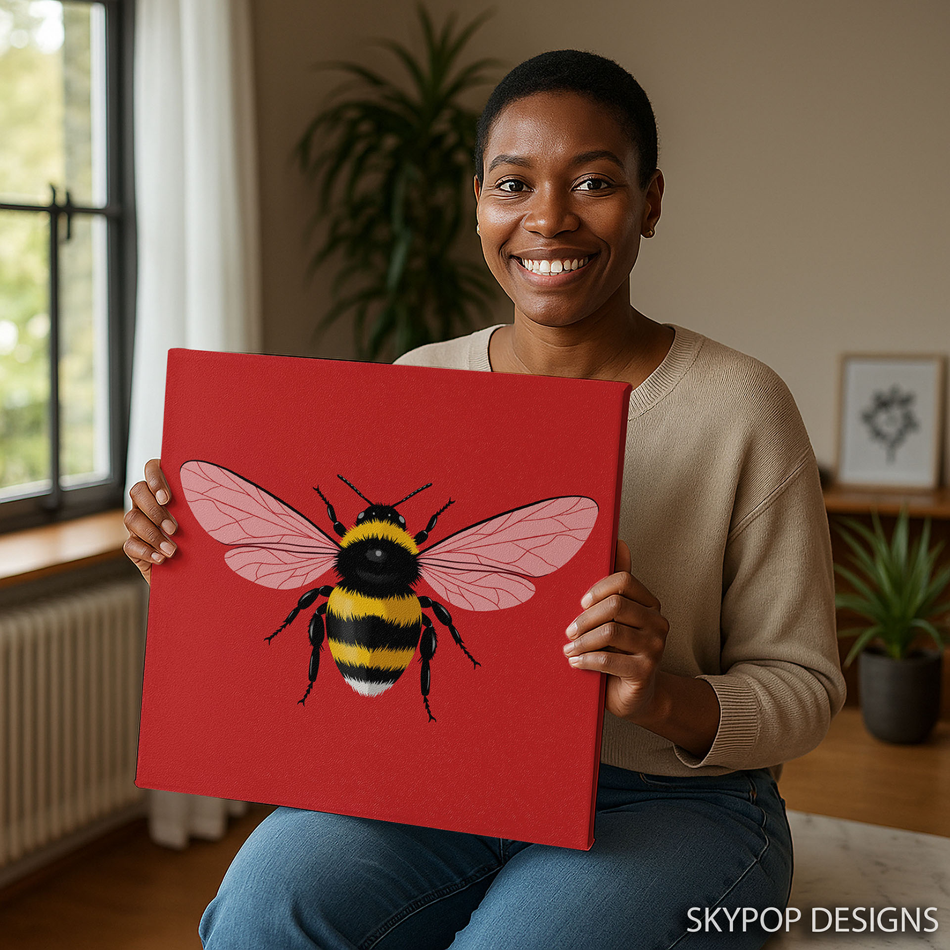 9.jpg Bee Art Poster or Canvas