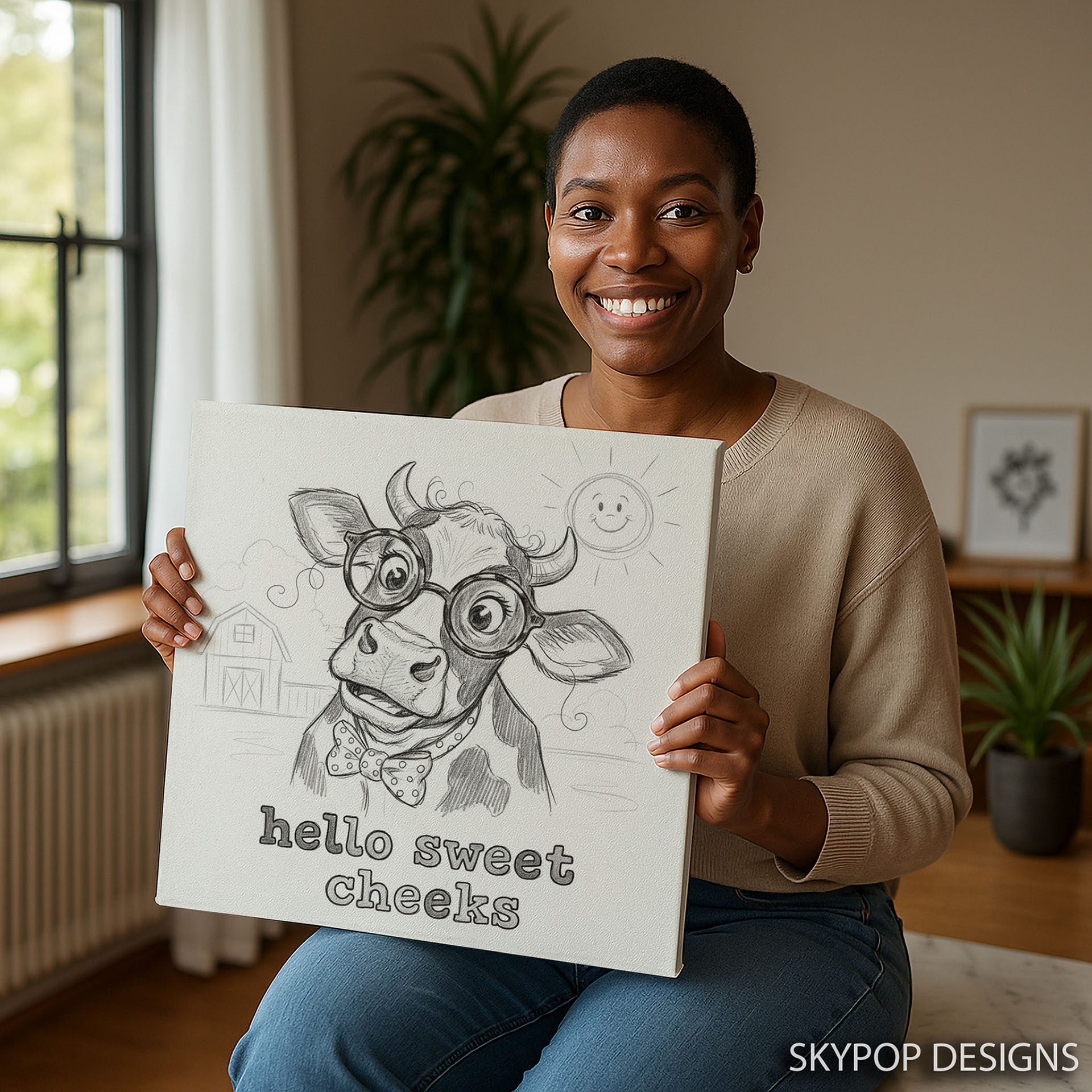 9.jpg Highland Cow Art