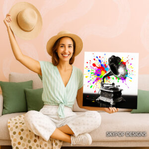 Vintage Gramophone Art