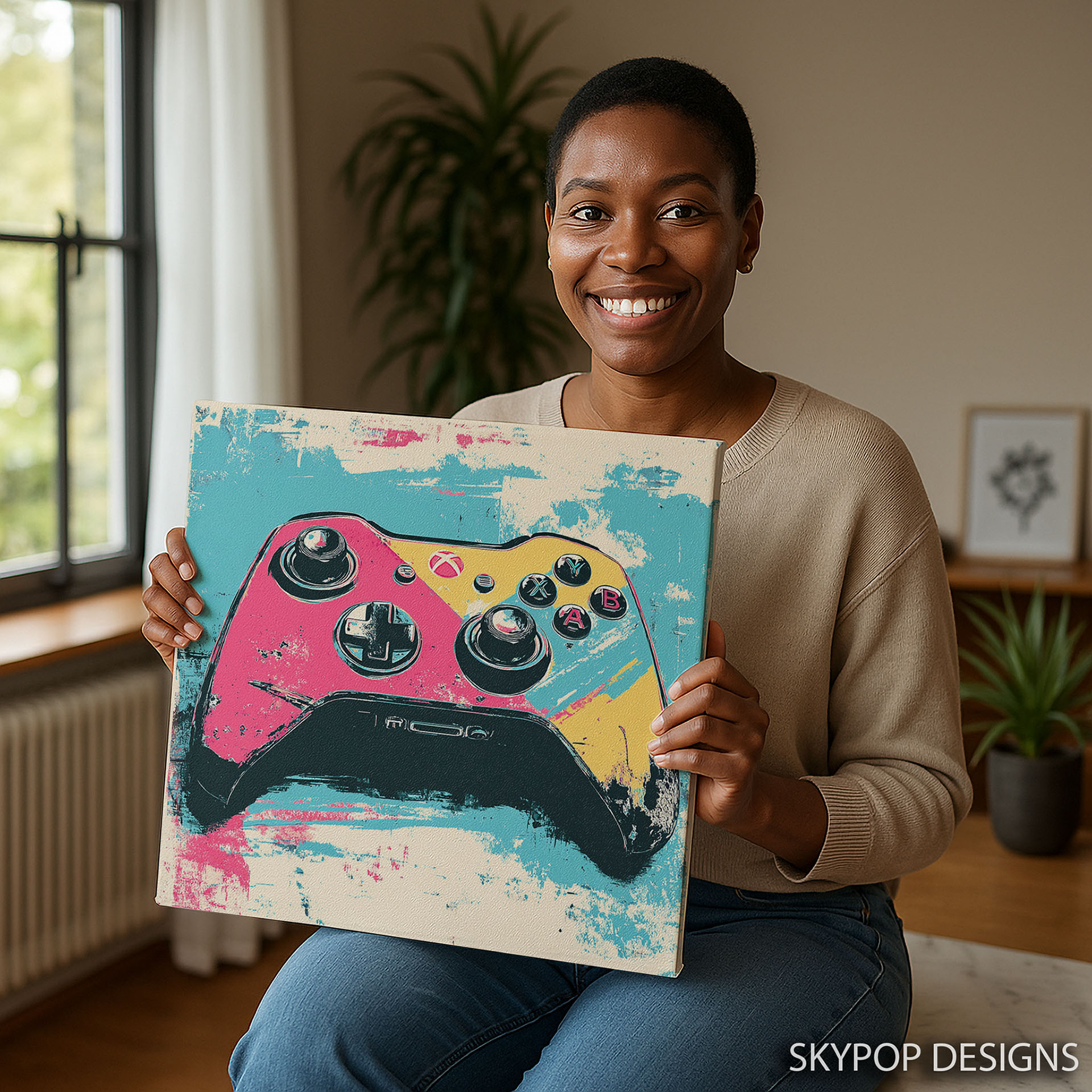 9.jpg Retro Game Controller Art
