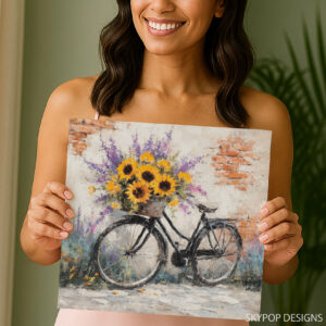 Sunflower Bicycle Art