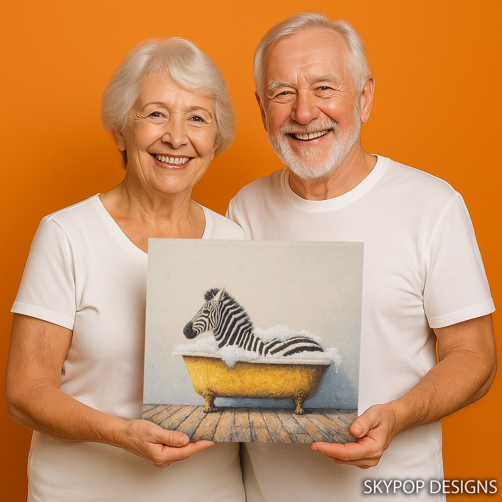 9.jpg Zebra Bubble Bath Art