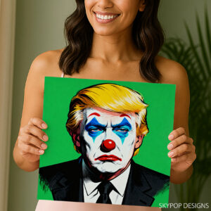 Donald Trump Joker Face Art
