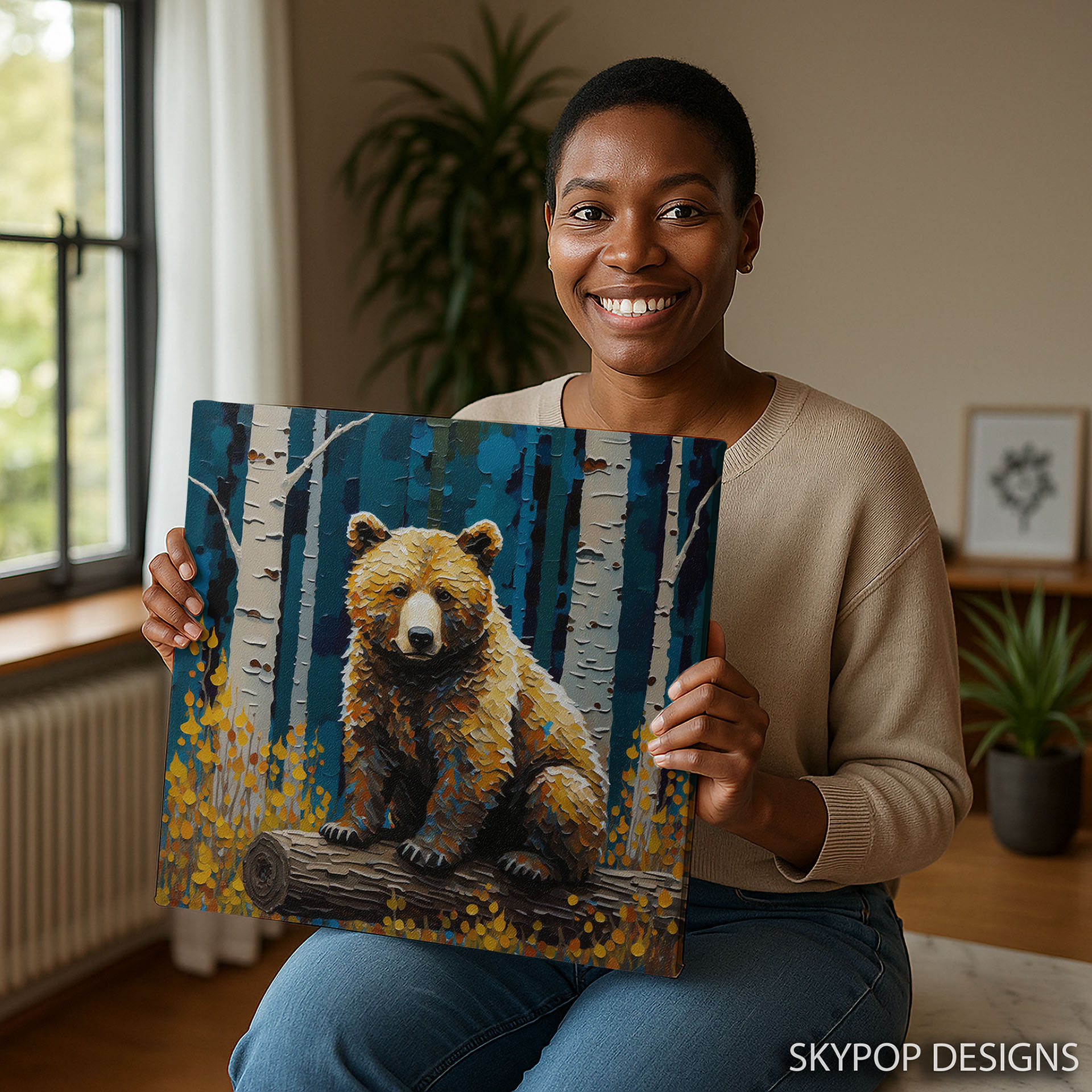 9.jpg Bear Forest Art