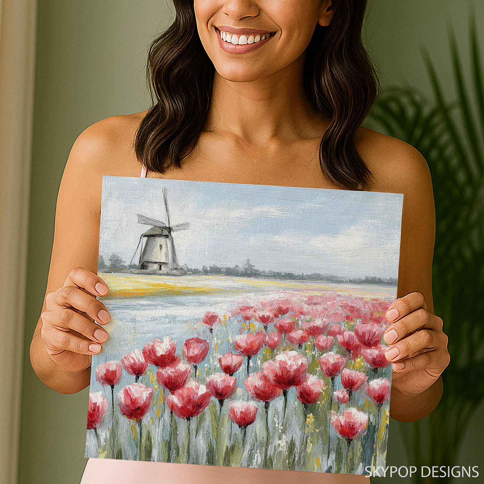 9.jpg Poppy Field Windmill Art