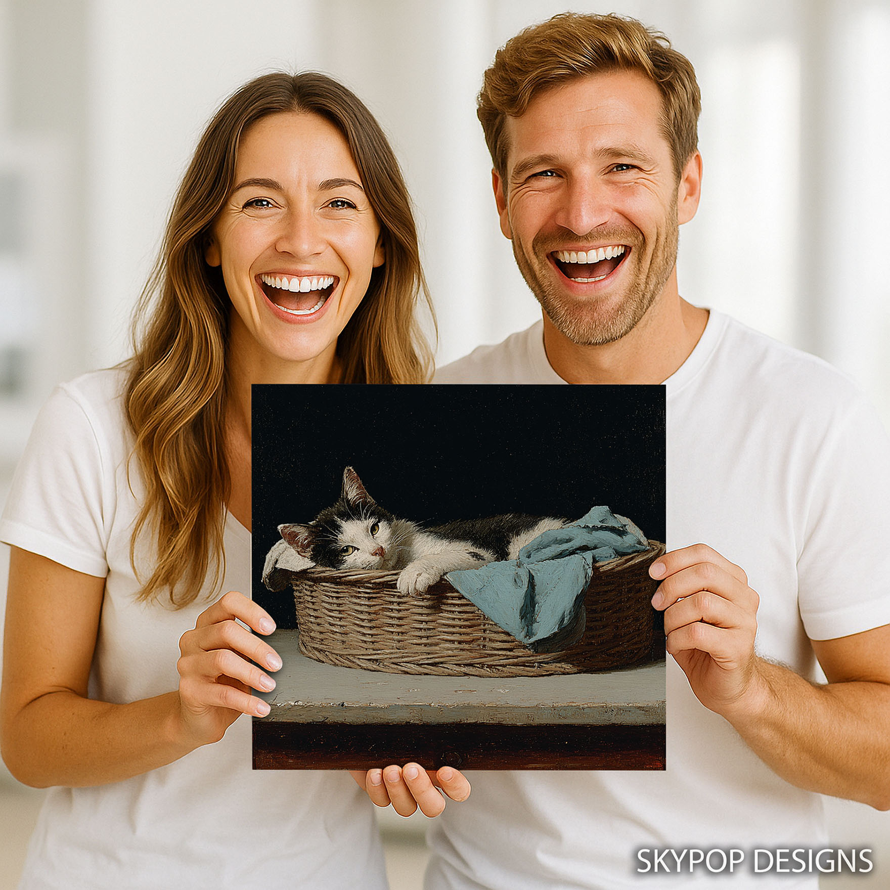 9.jpg Kitten Basket Art