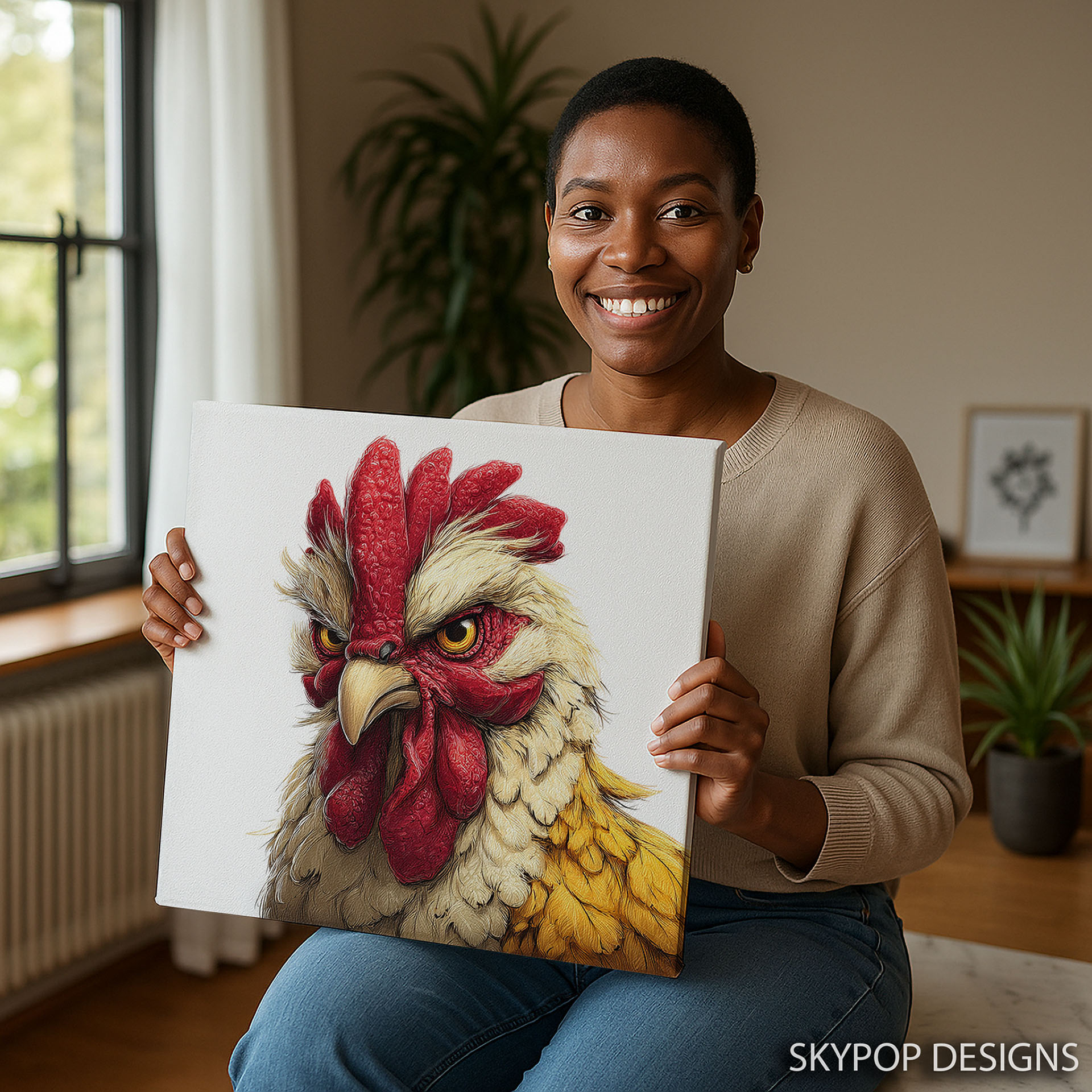 9.jpg Rooster Art