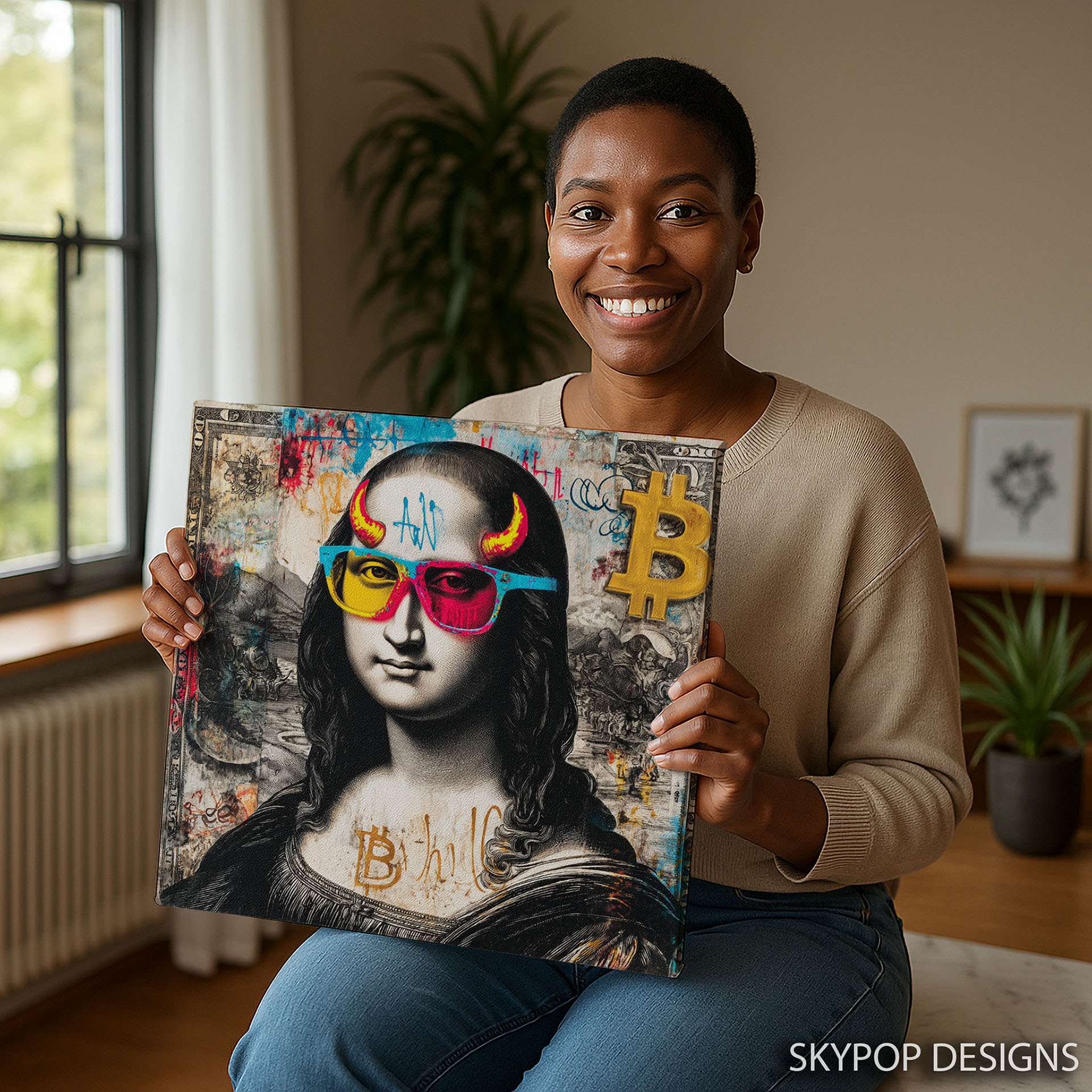 9.jpg Mona Lisa Bitcoin Art