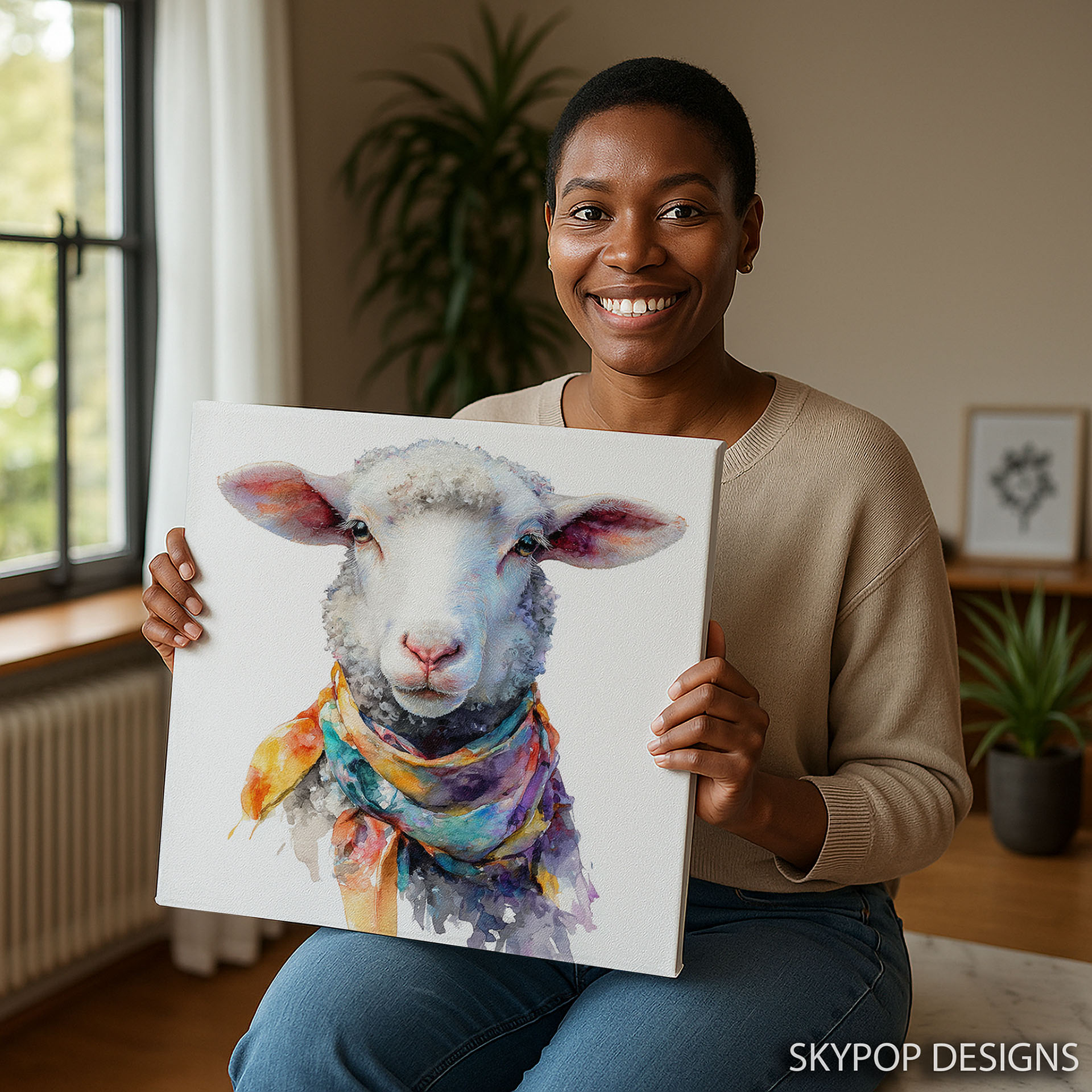 9.jpg Sheep Art
