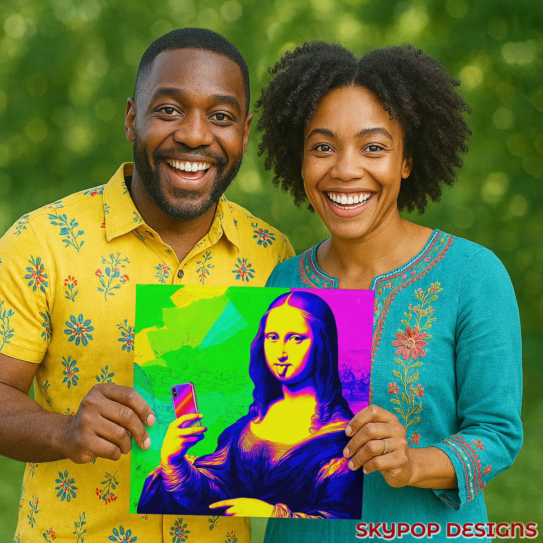 9.jpg Mona Lisa Selfie Art