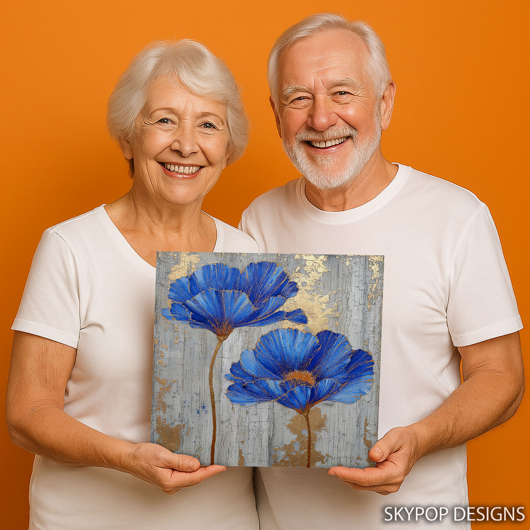 9.jpg Blue Poppy Bloom Art