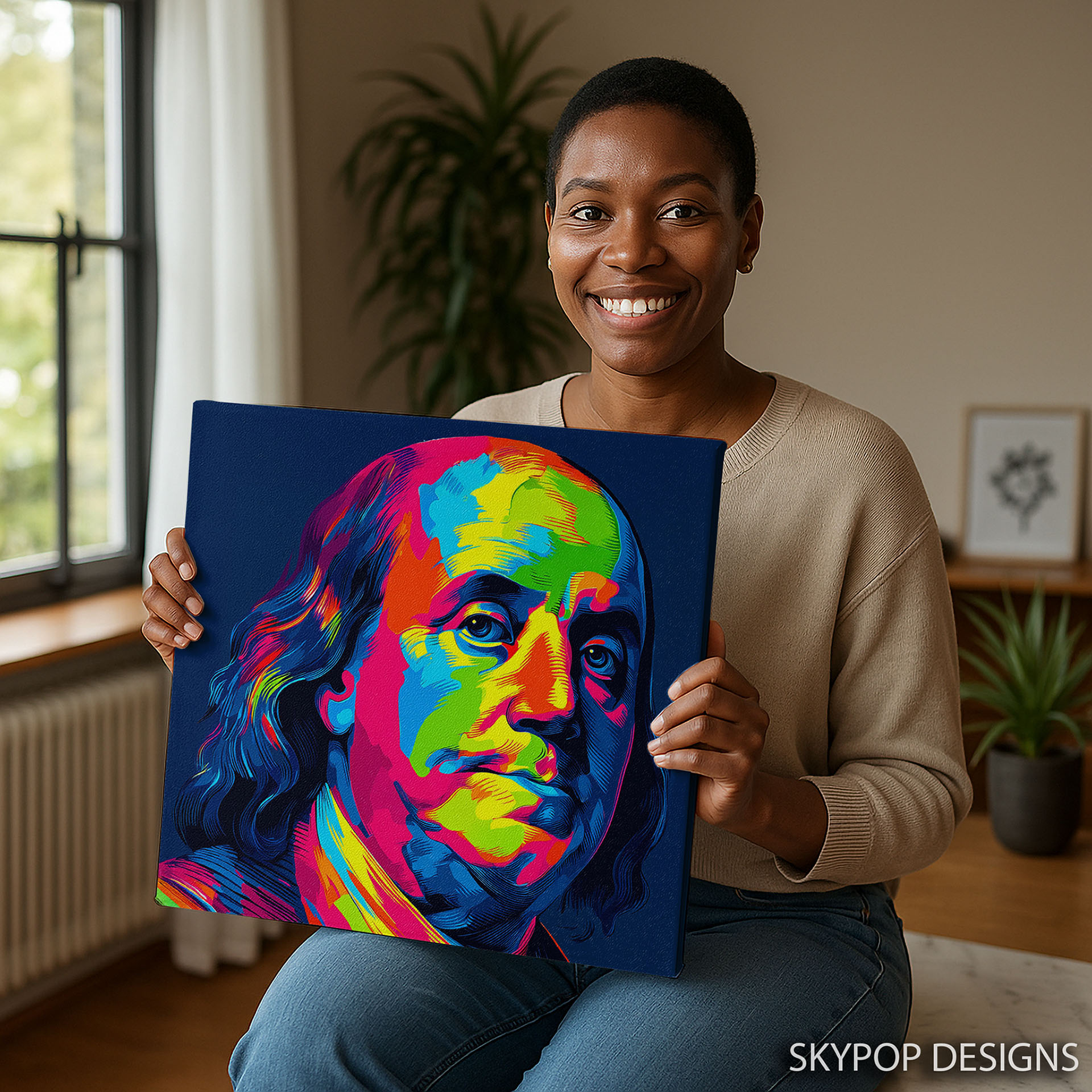 9.jpg Benjamin Franklin Pop Art