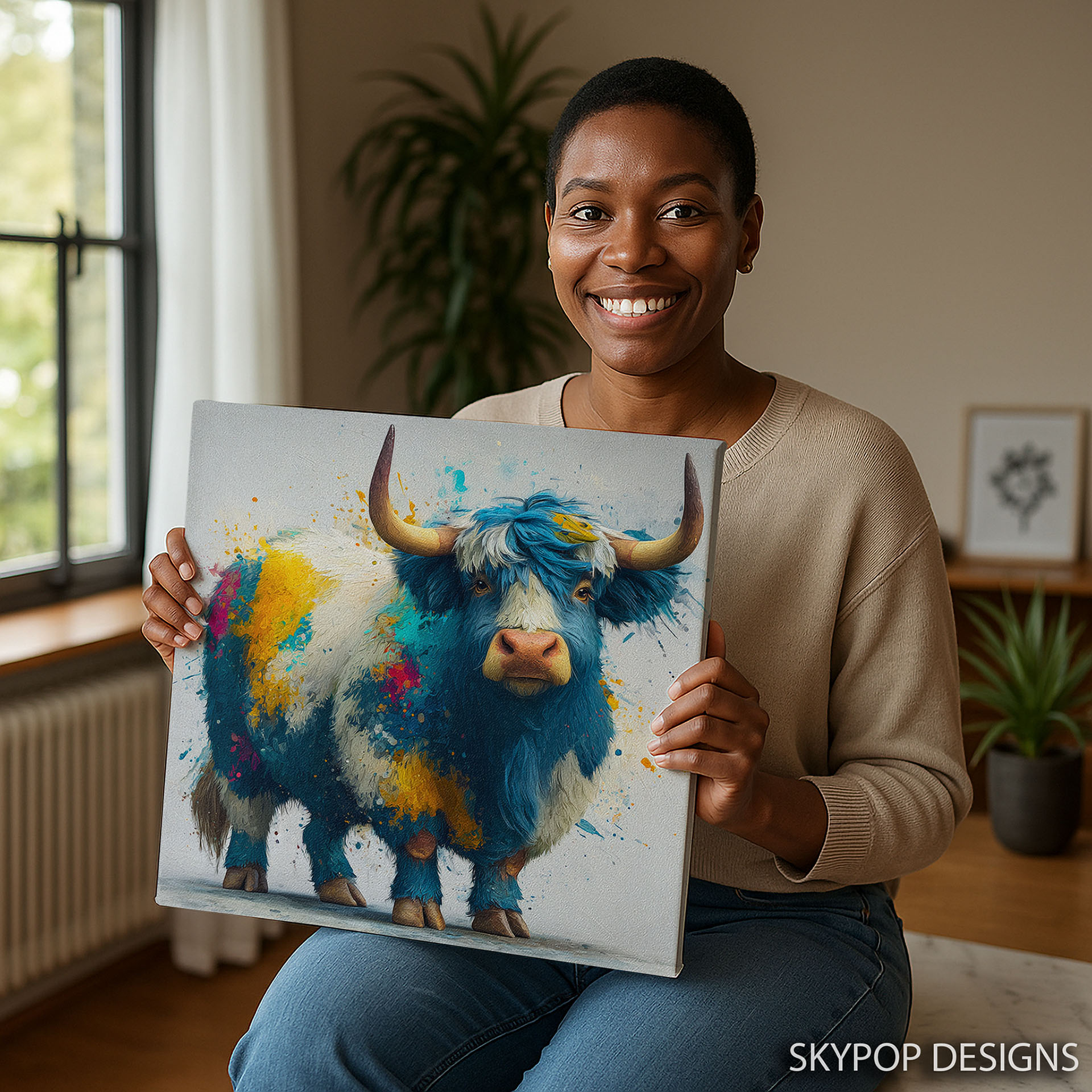 9.jpg Highland Cow Art