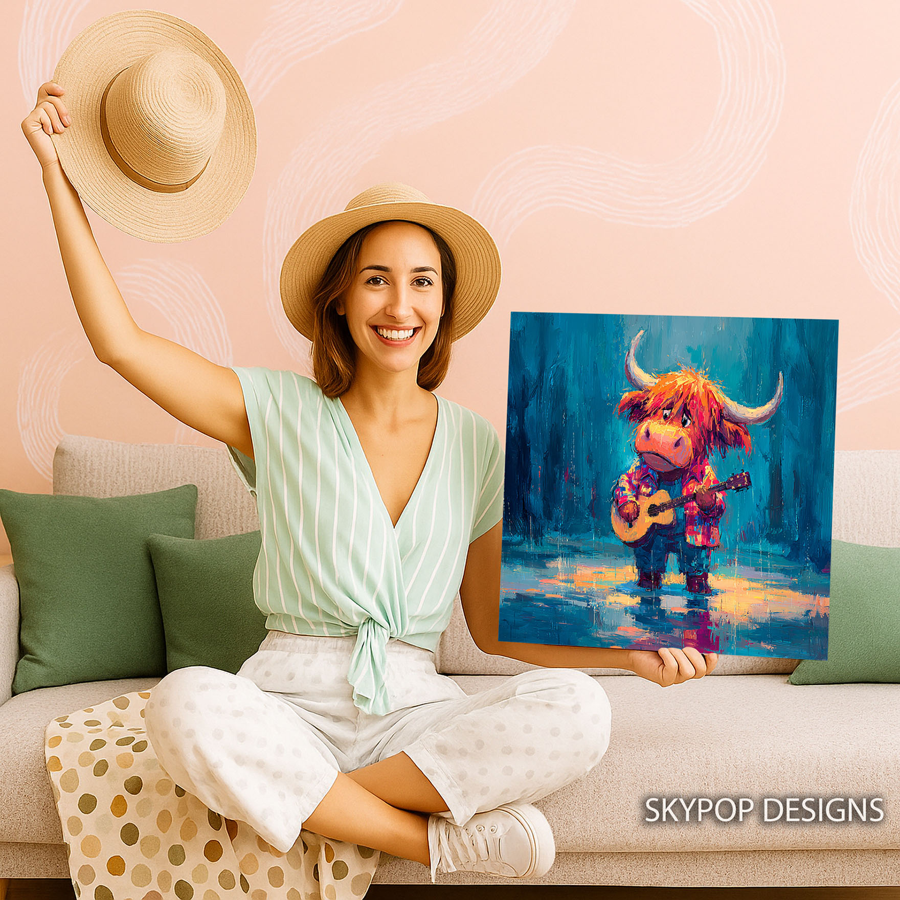 9.jpg Highland Cow Art