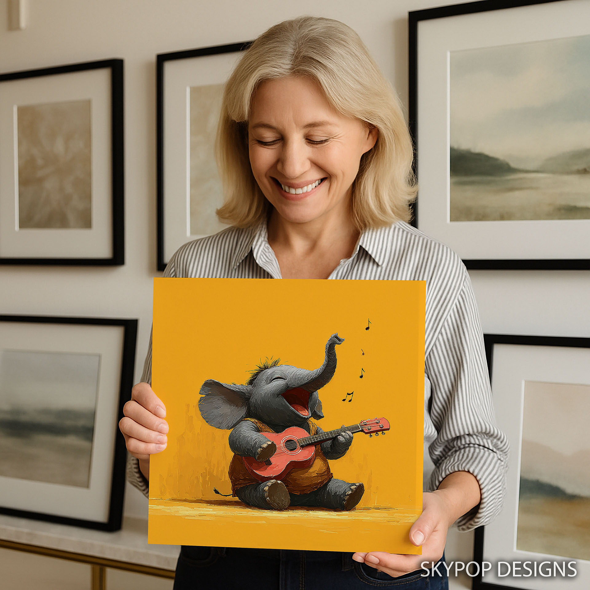 9.jpg Elephant Music Jam Session Art