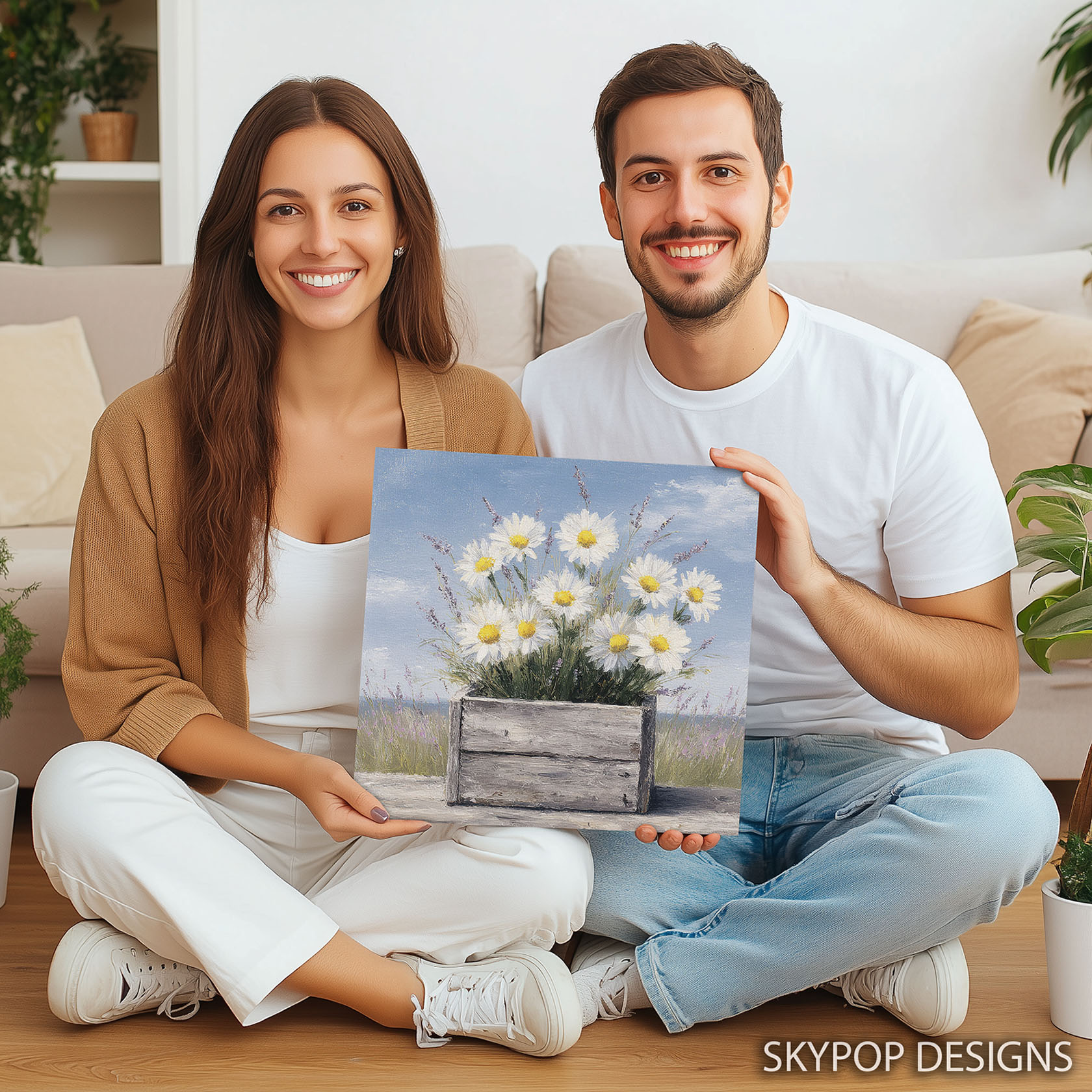 9.jpg Daisy and Lavender Garden Box Art