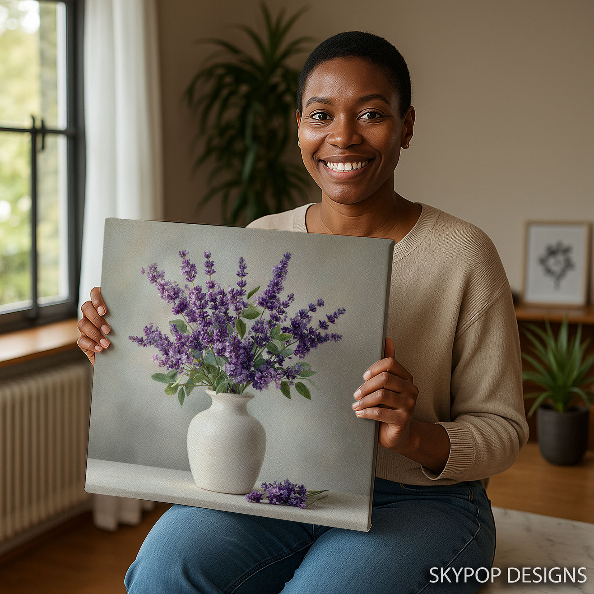 9.jpg Lavender Bouquet Art