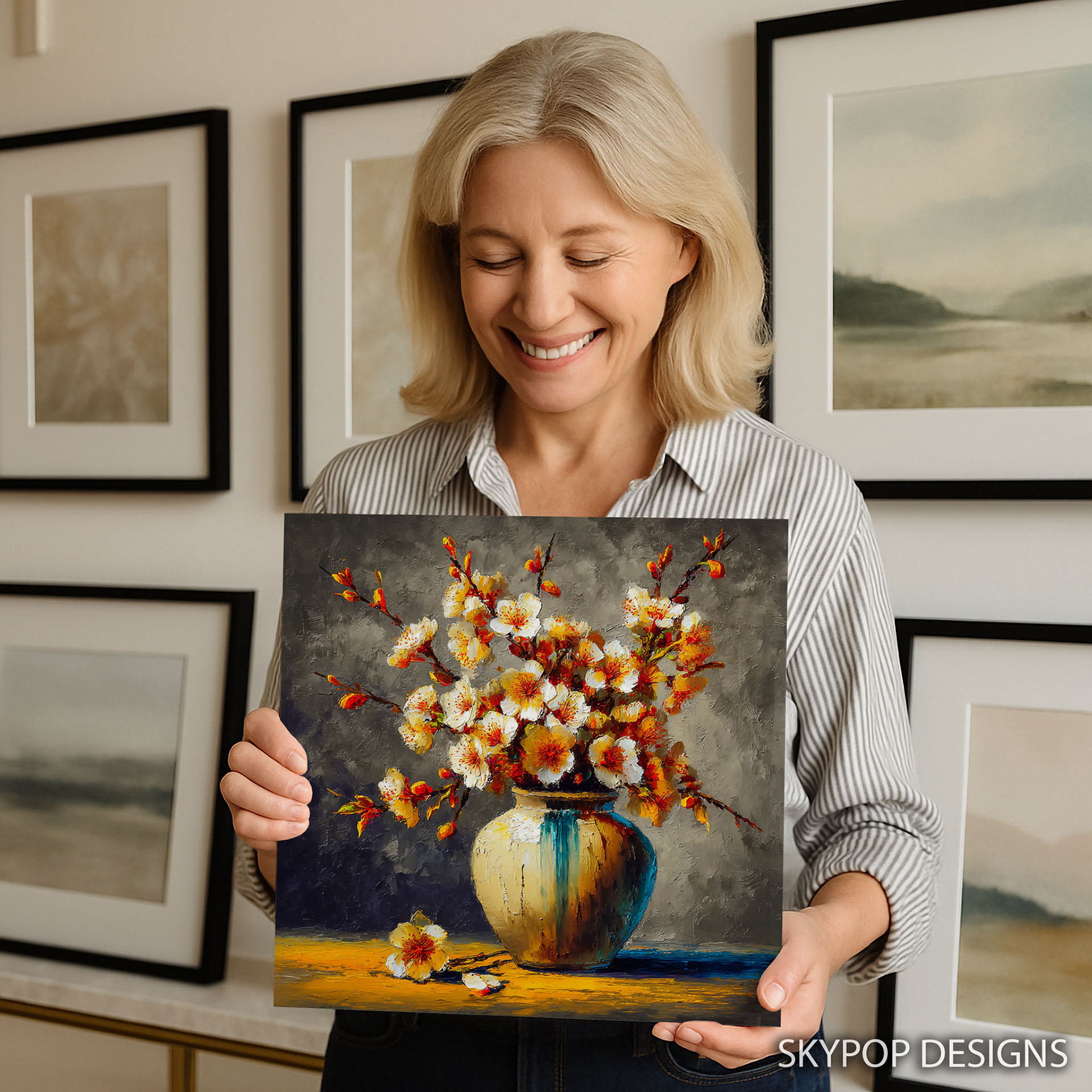 9.jpg Cherry Blossom Vase Art