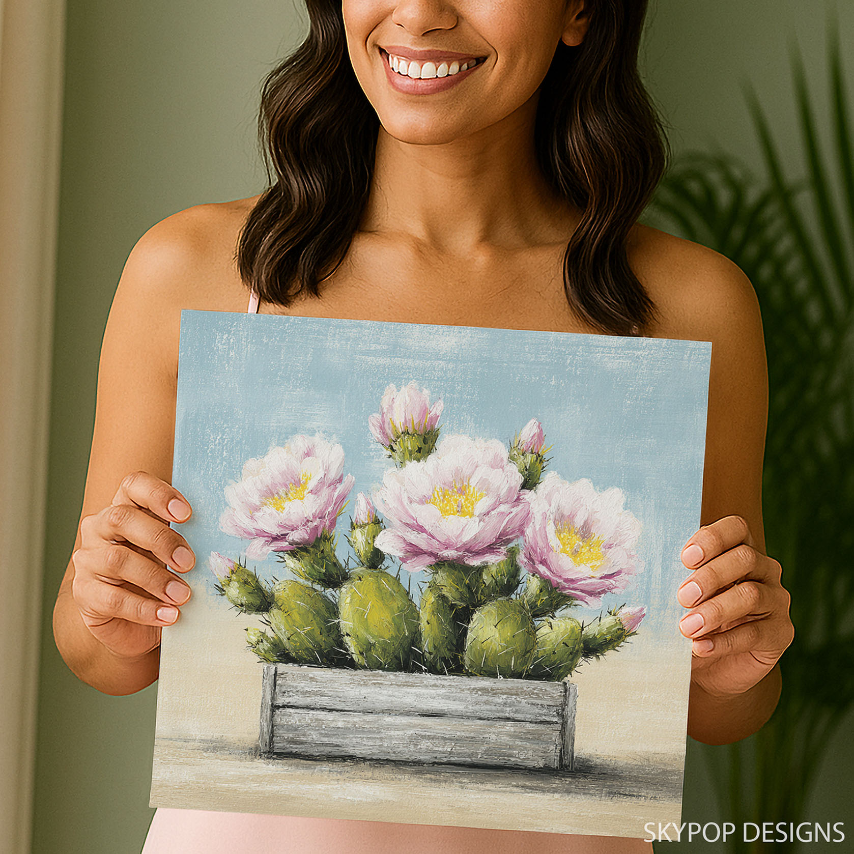 9.jpg Cactus Flower Art