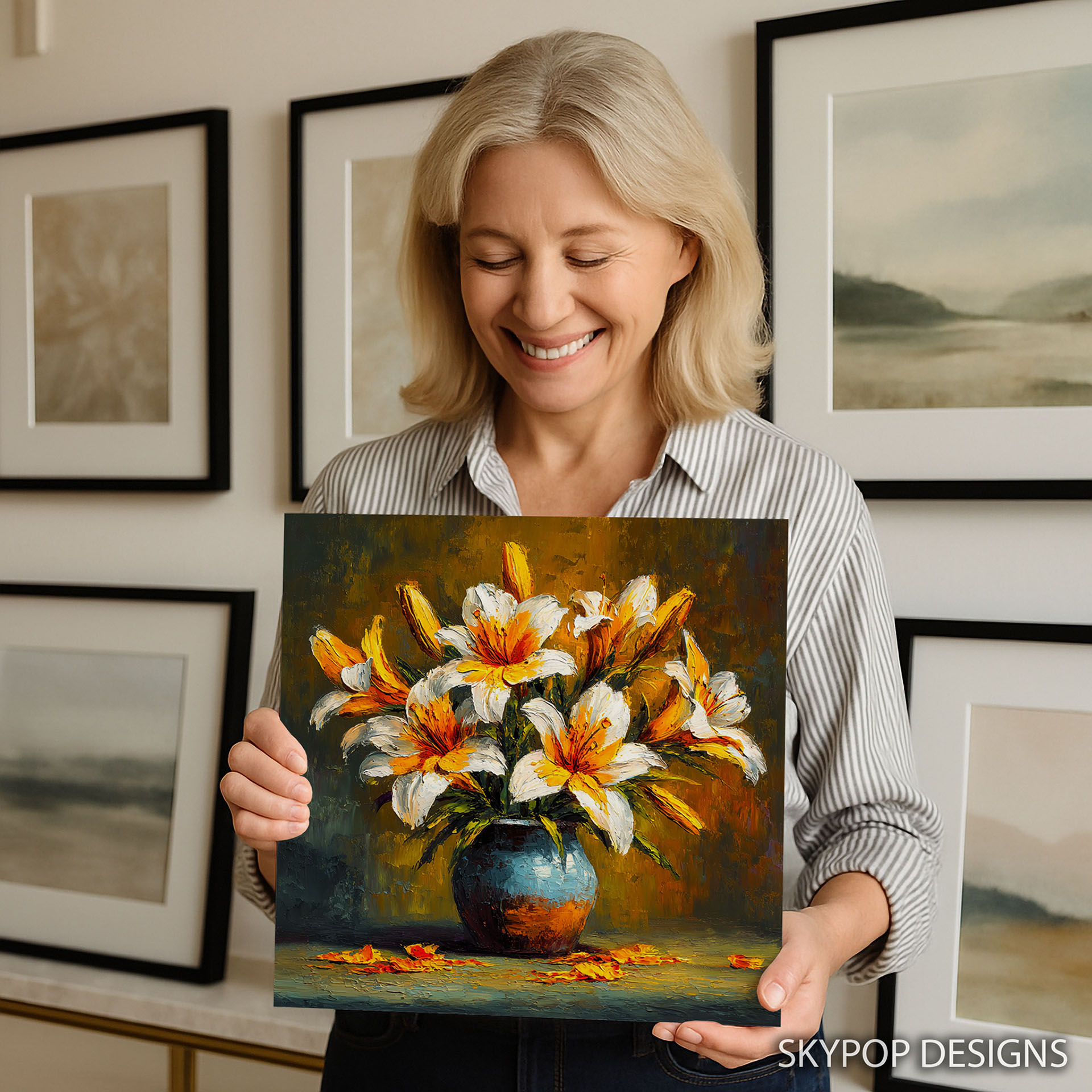 9.jpg Lily Bouquet Art