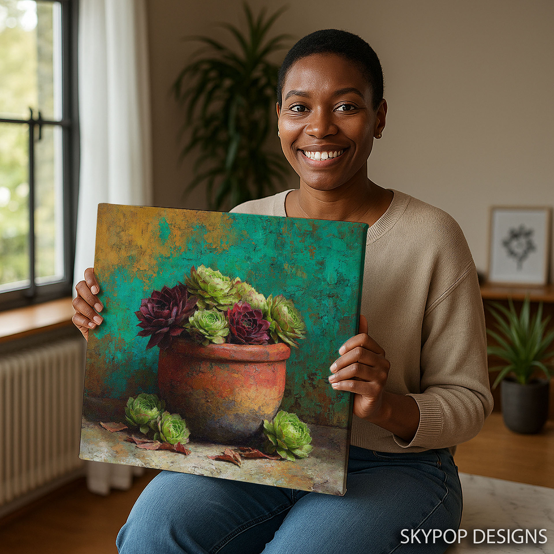 9.jpg Succulent Pot Art
